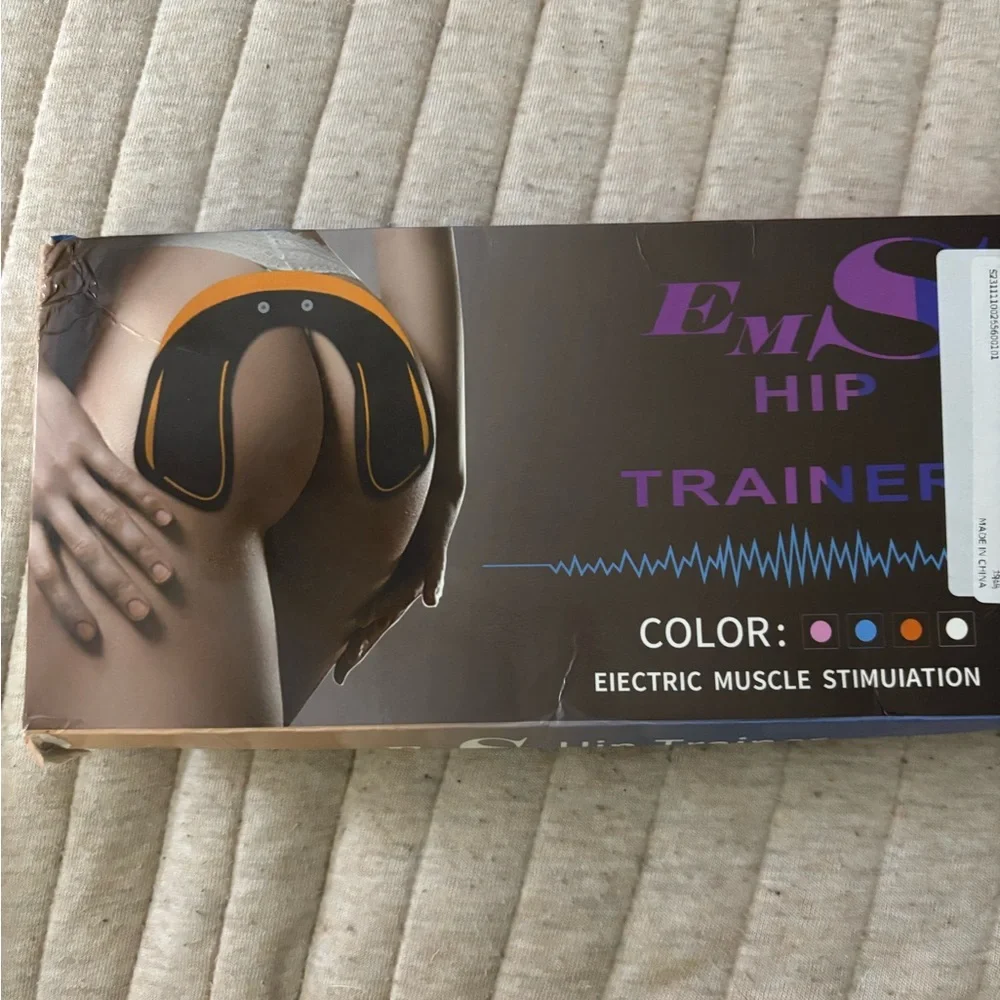 Hip Trainer Electric Muscle Stimulation - Black & Orange